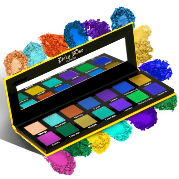 Pinky Rose Exotic Peacock Eyeshadow Palette - Picture 2 of 5